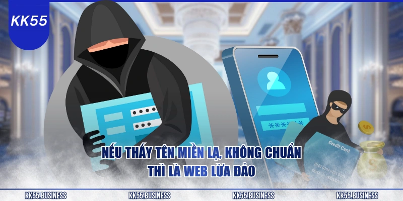KK55 Có Lừa Đảo Không? Giải Đáp Sự Thật 4 neu-thay-ten-mien-la-khong-chuan-thi-la-web-lua-dao